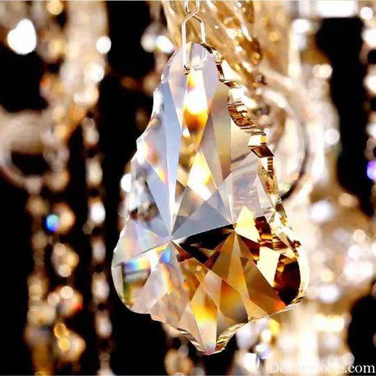 3 Layer Large Crystal Chandelier for Staircase and Hotel Lobby Chandelier