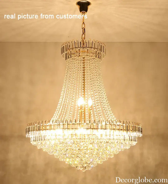 60cm Lustres Chandeliers - Elegant Home Decor for Living Rooms, Dining Rooms, and Restaurants - DecorGlobe