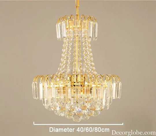 60cm Lustres Chandeliers - Elegant Home Decor for Living Rooms, Dining Rooms, and Restaurants - DecorGlobe