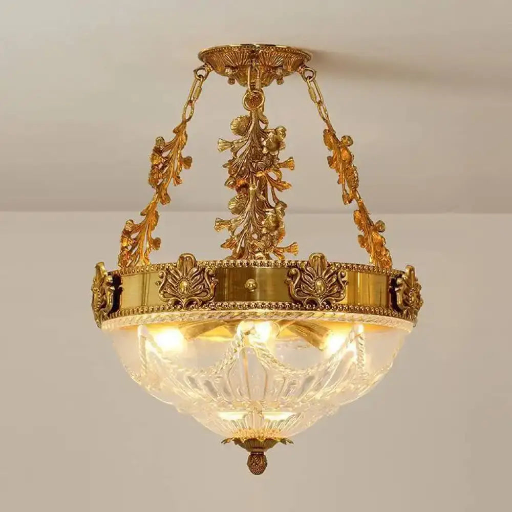 Copper Crystal Chandelier Nordic De Luxure Crystal Hanging Lamp For Living Room Hanging Light Fixture Bedroom Home