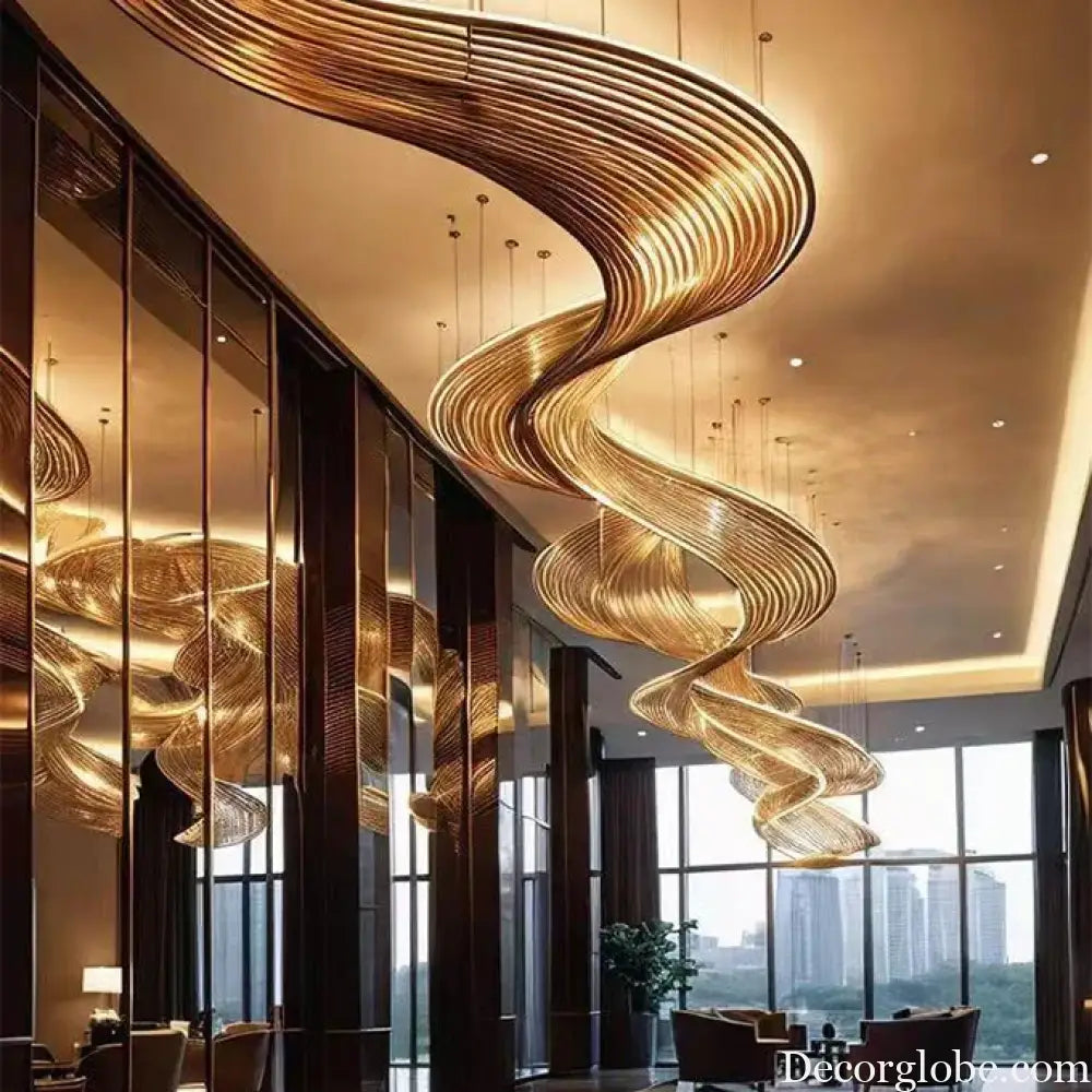 Adelina Custom Build Modern Art Lobby Chandelier Chandelier