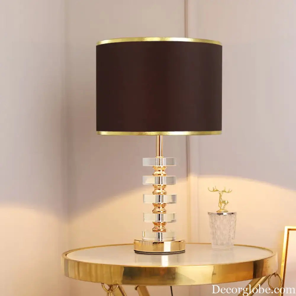 Adriana Post-Modern American Luxury Crystal Table Lamp - Table Lamp