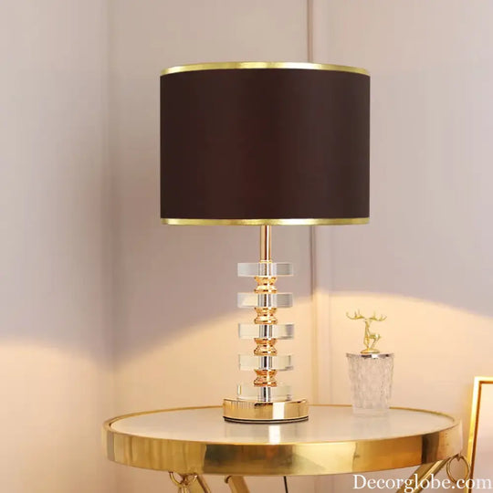 Adriana Post-Modern American Luxury Crystal Table Lamp - Table Lamp