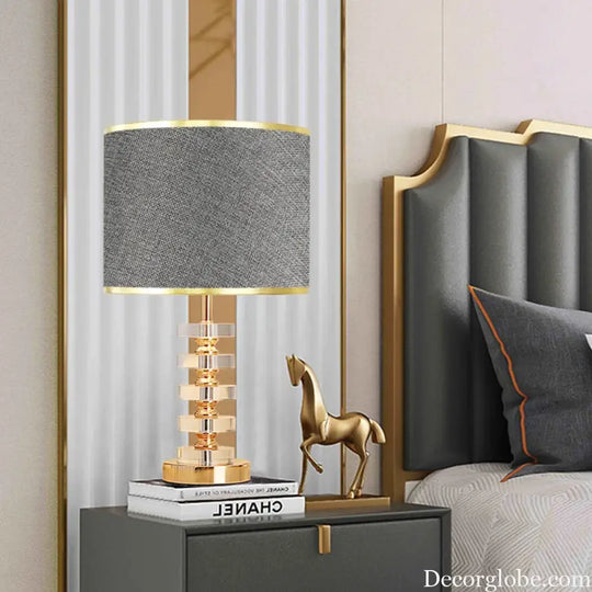 Adriana Post-Modern American Luxury Crystal Table Lamp - Table Lamp