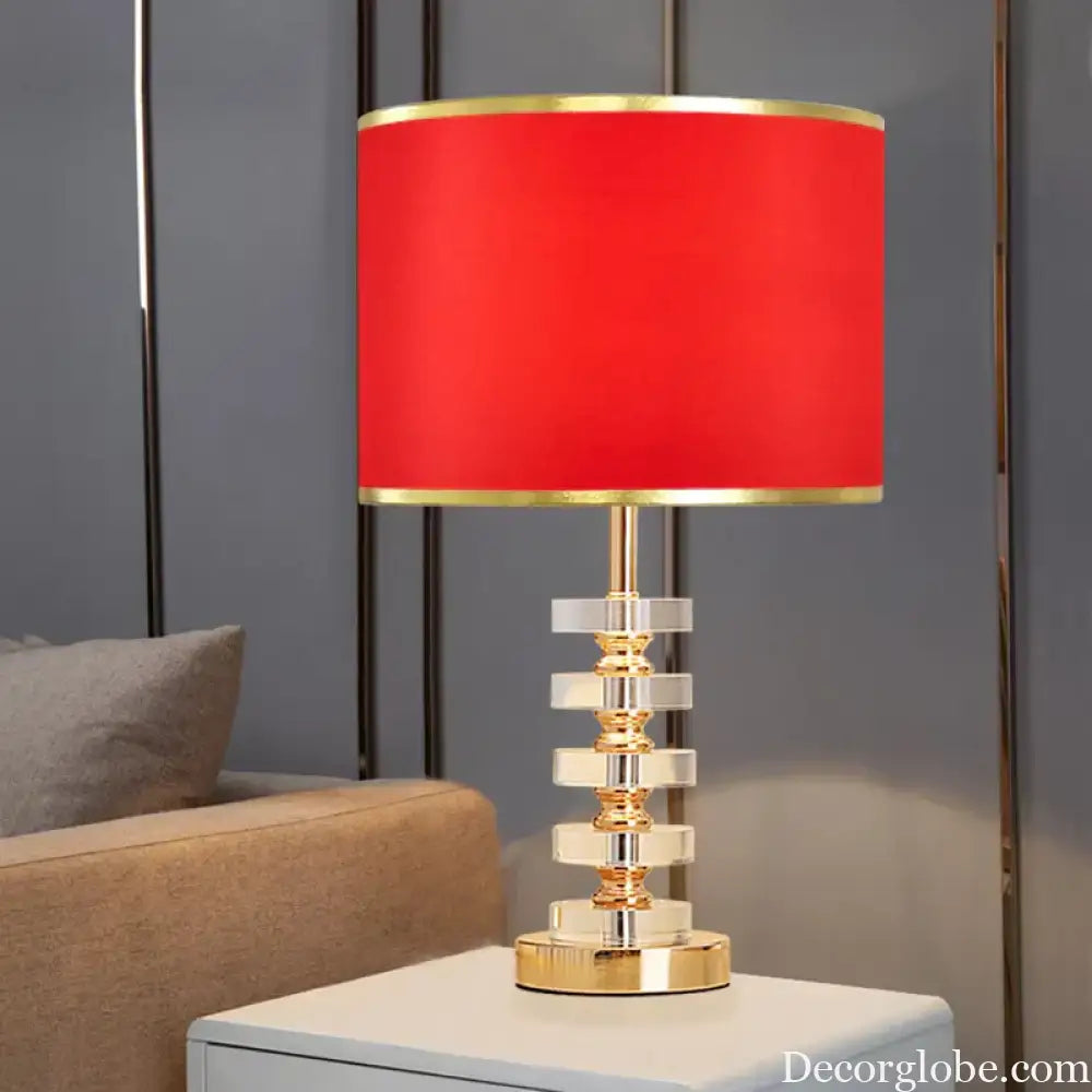 Adriana Post-Modern American Luxury Crystal Table Lamp - Table Lamp