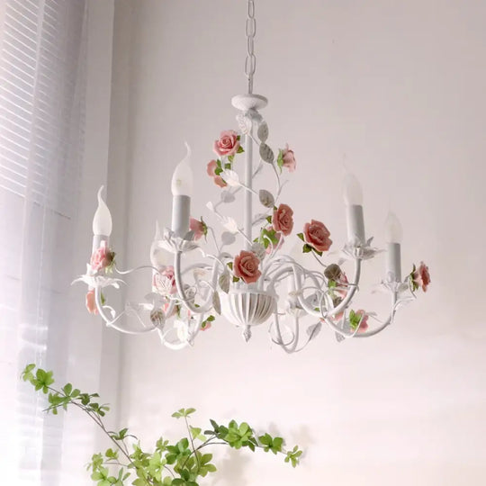 Charming Pastoral Style Chandelier - American Country Kid Chandeliers for Living Rooms, Bedrooms, Dining Rooms, and Children&