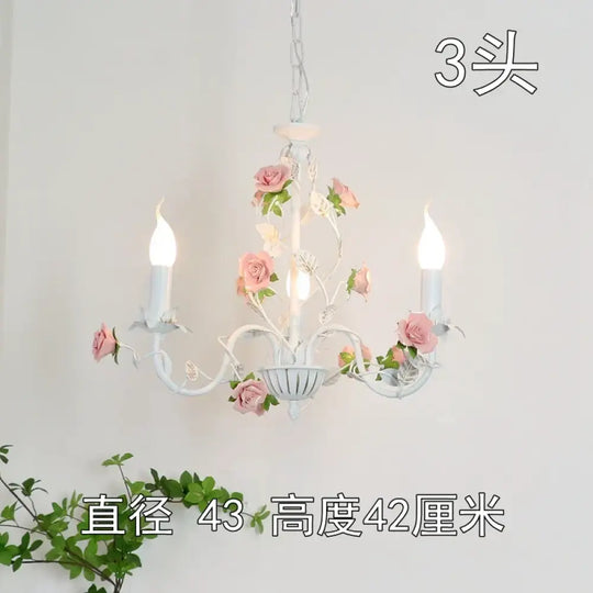 Charming Pastoral Style Chandelier - American Country Kid Chandeliers for Living Rooms, Bedrooms, Dining Rooms, and Children&