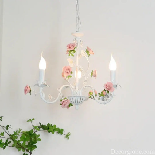 Charming Pastoral Style Chandelier - American Country Kid Chandeliers for Living Rooms, Bedrooms, Dining Rooms, and Children&