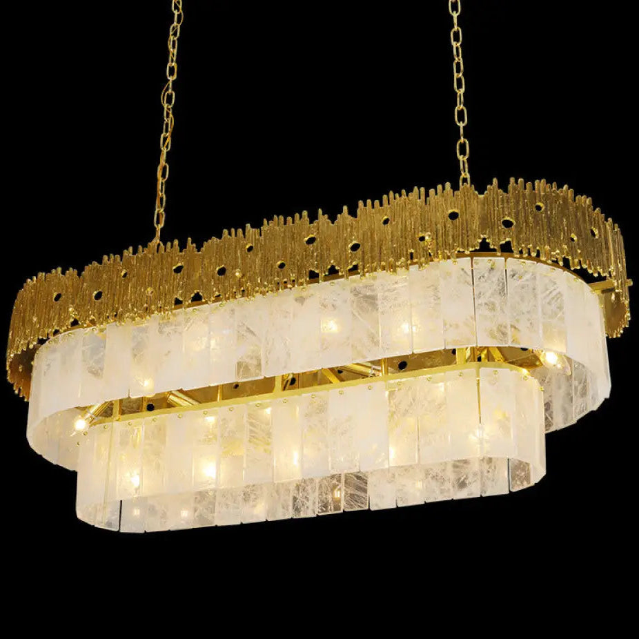 Light Luxury Crystal Living Room Chandelier