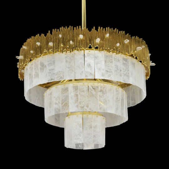 Light Luxury Crystal Living Room Chandelier