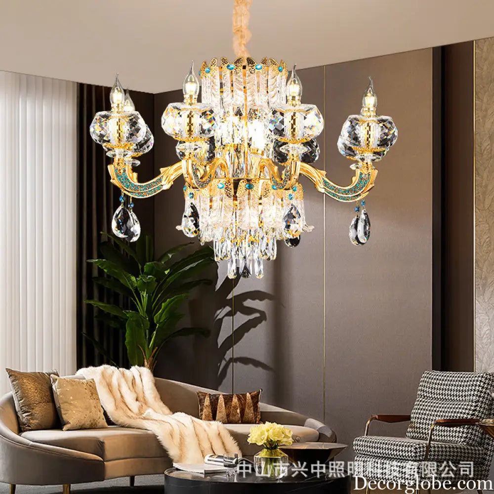 Alice European Luxury K9 Crystal Branch Chandelier Collection Chandelier