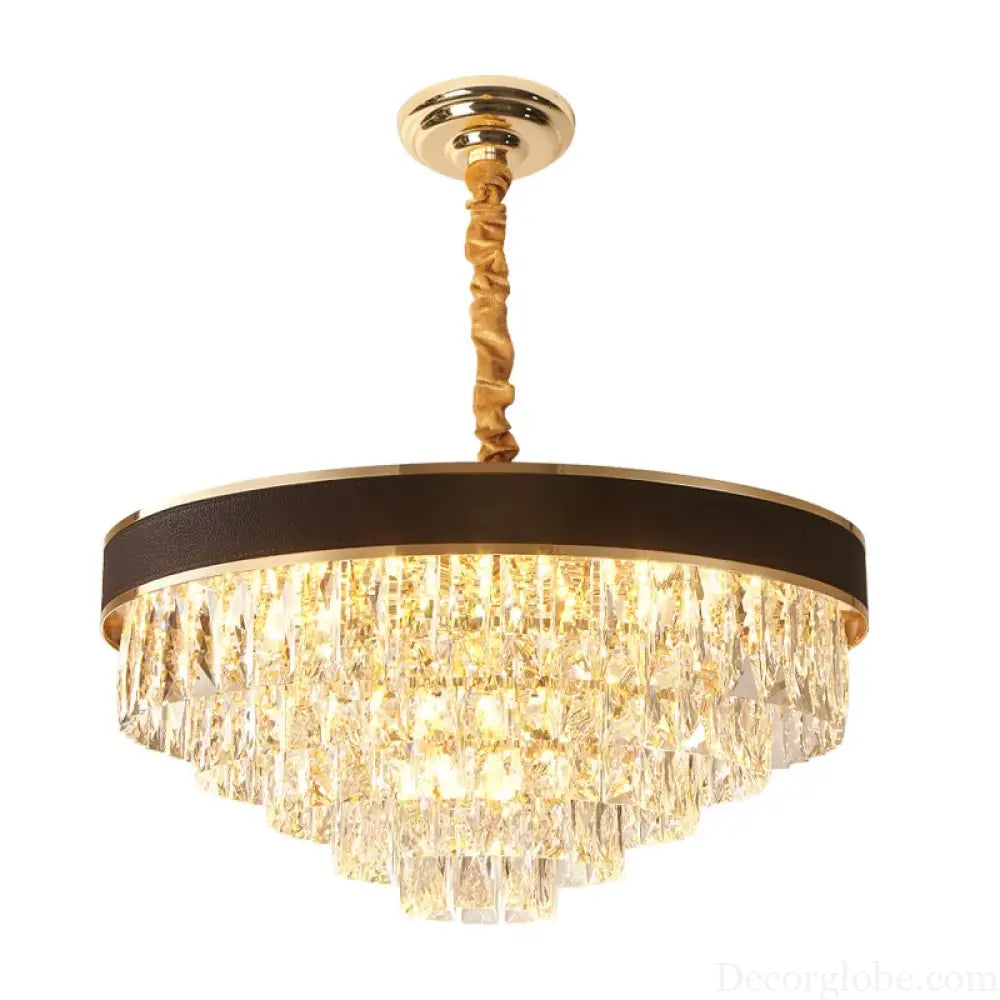 Elegant Black Chandelier - Postmodern Light Luxury for Living Rooms, Dining Rooms, and Bedrooms - DecorGlobe