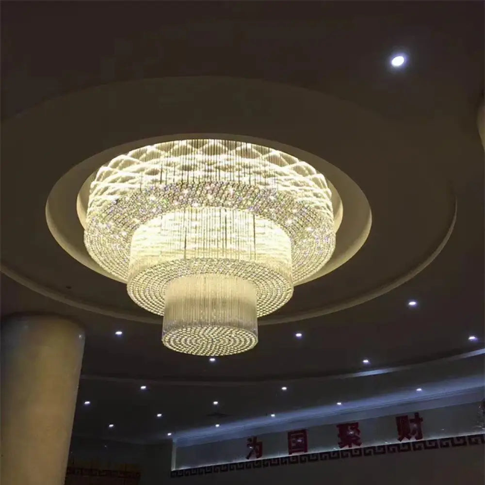 Anastasia Custom Build K9 Crystal Round Chandelier Chandelier