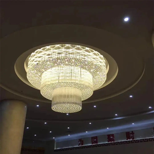 Anastasia Custom Build K9 Crystal Round Chandelier Chandelier