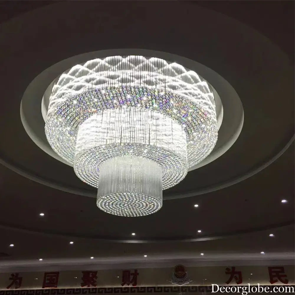 Anastasia Custom Build K9 Crystal Round Chandelier Chandelier