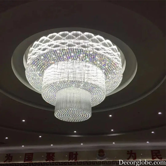 Anastasia Custom Build K9 Crystal Round Chandelier Chandelier