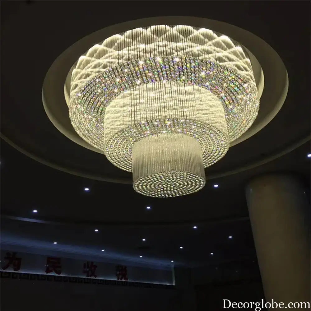 Anastasia Custom Build K9 Crystal Round Chandelier Chandelier