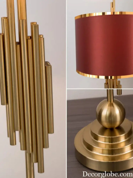 Montréal Luxe Brass Accent Table Lamp - Table Lamp