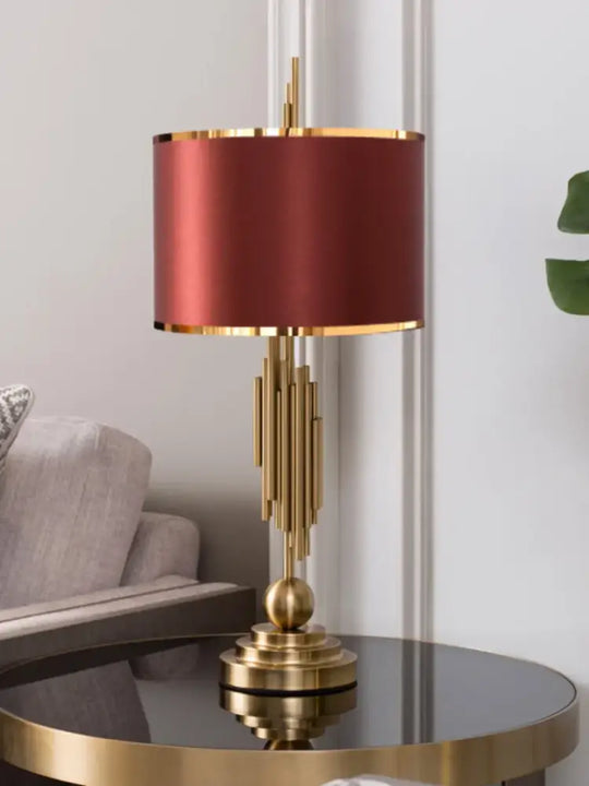 Montréal Luxe Brass Accent Table Lamp - Table Lamp