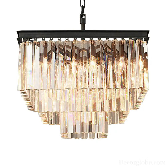 Ariel Cascading Crystal Elegance: Modern Chandelier (5 Tiers or More) - DecorGlobe