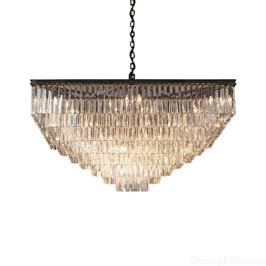 Ariel Cascading Crystal Elegance: Modern Chandelier (5 Tiers or More) - DecorGlobe