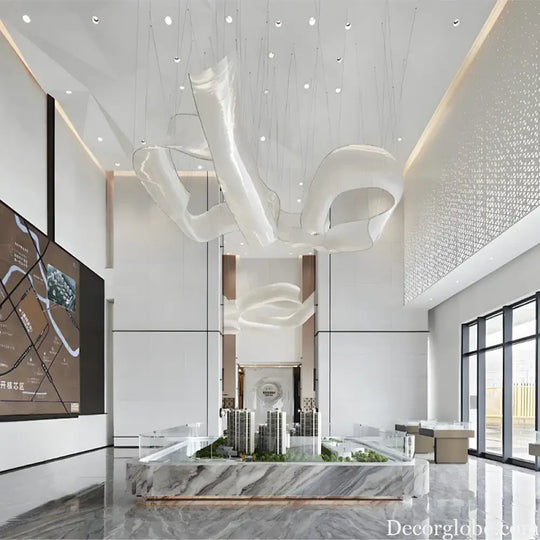 Aurielle Custom Build Glass Tube Suspension Chandelier Chandelier