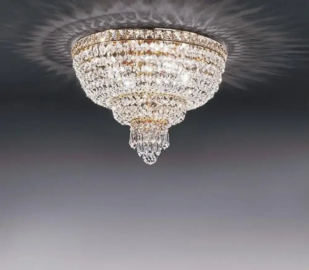 Modern Crystal Ceiling Light for Living Room Kitchen Island Home decor Gold hanging light Led Luxury Cristal Lustre