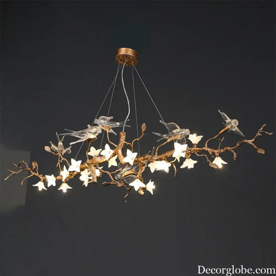Luxury Bird &amp; Branch Crystal Ceiling Chandelier Chandelier