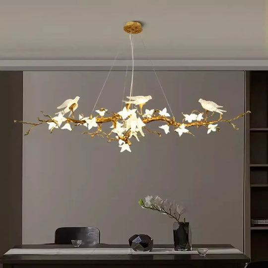 Luxury Bird &amp; Branch Crystal Ceiling Chandelier Chandelier