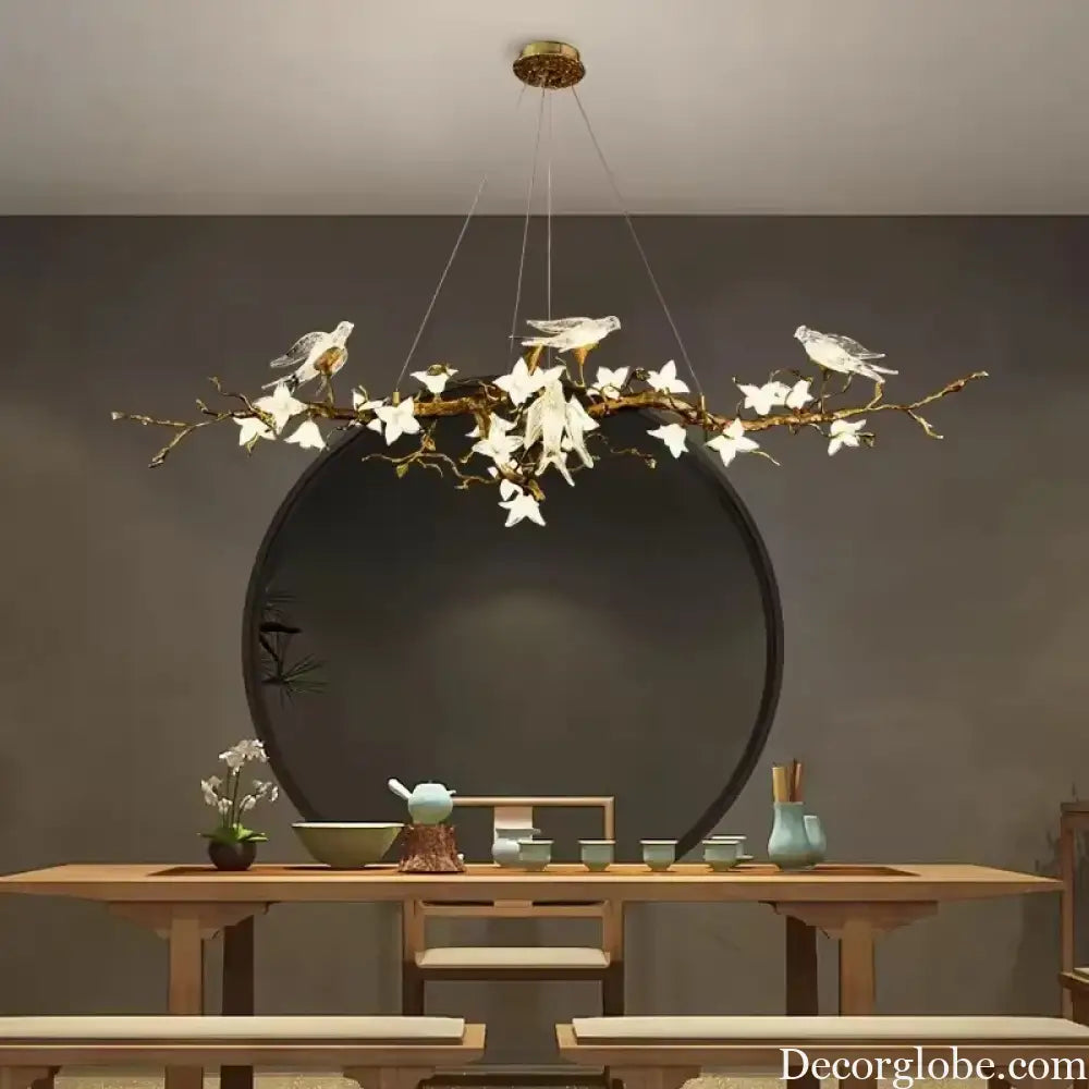 Luxury Bird &amp; Branch Crystal Ceiling Chandelier Chandelier