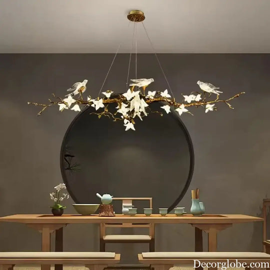 Luxury Bird &amp; Branch Crystal Ceiling Chandelier Chandelier