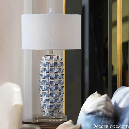 American-Style Table Lamp Bedroom Bedside Lamp Simple Model Room Living Room Lamp Designer Creative Personality Ceramic