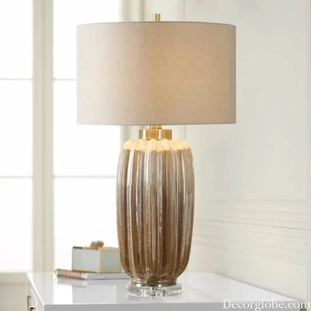 American-Style Table Lamp Bedroom Bedside Lamp Simple Model Room Living Room Lamp Designer Creative Personality Ceramic