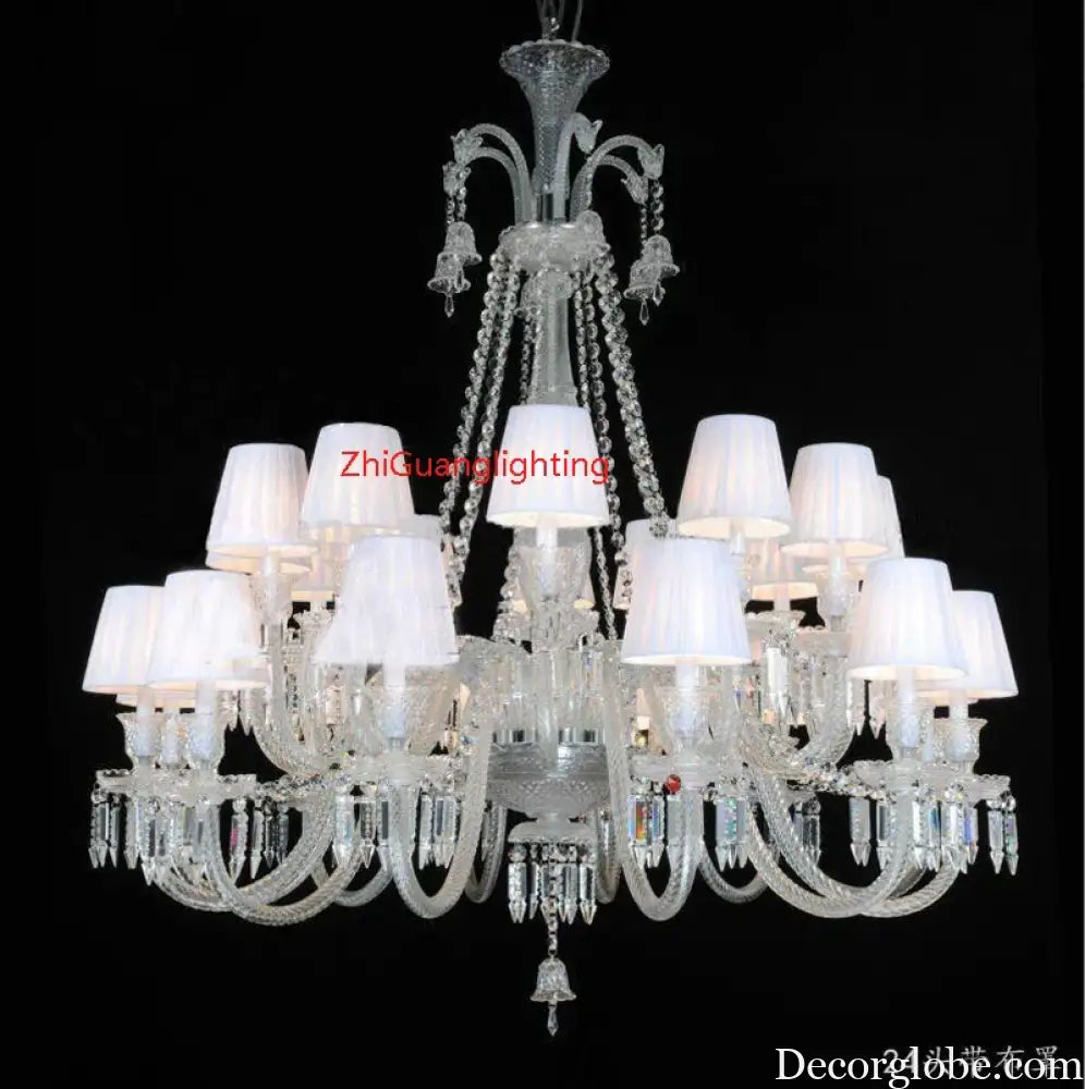 Candle Style Crystal Chandelier for Living Room and Restaurant Chandelier