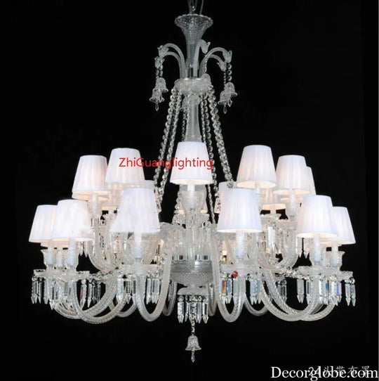 Candle Style Crystal Chandelier for Living Room and Restaurant Chandelier