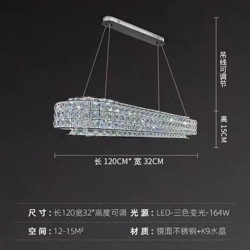 New crystal ceiling lamp living room chandelier lamp creative designer high-end luxury hall restaurant main lamp