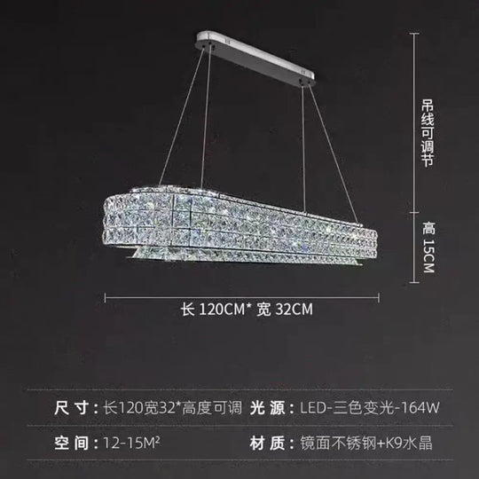 New crystal ceiling lamp living room chandelier lamp creative designer high-end luxury hall restaurant main lamp