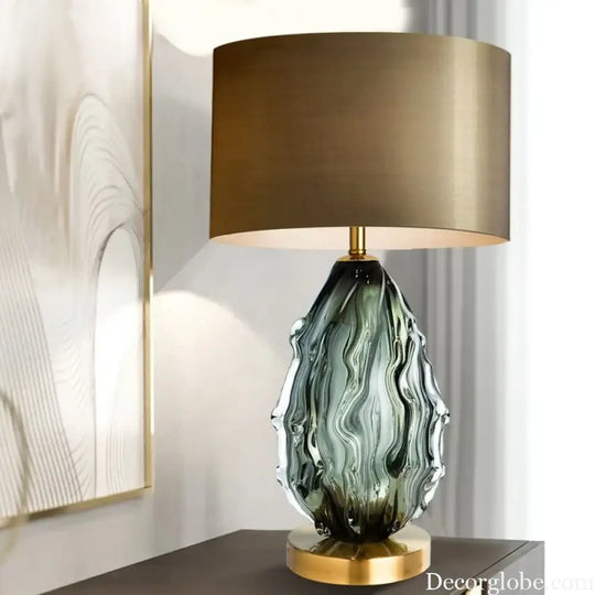 Celeste Crystal Glass Droplet Table Lamp