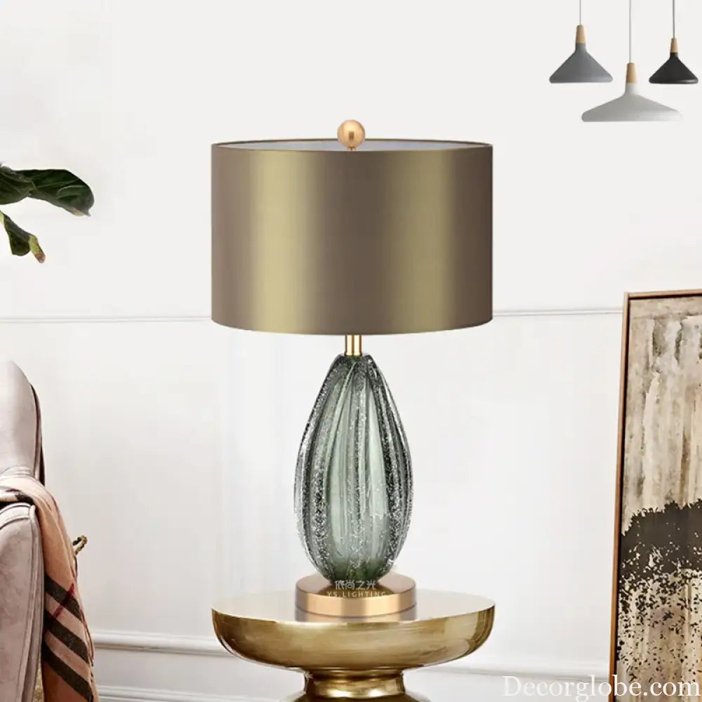 Celeste Crystal Glass Droplet Table Lamp