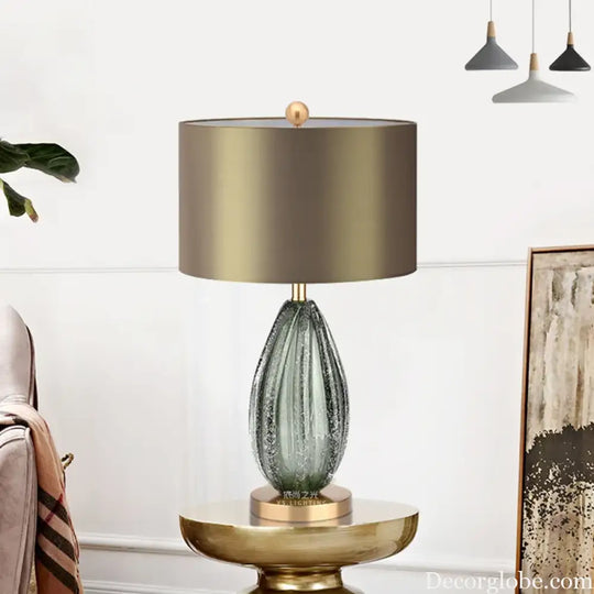 Celeste Crystal Glass Droplet Table Lamp