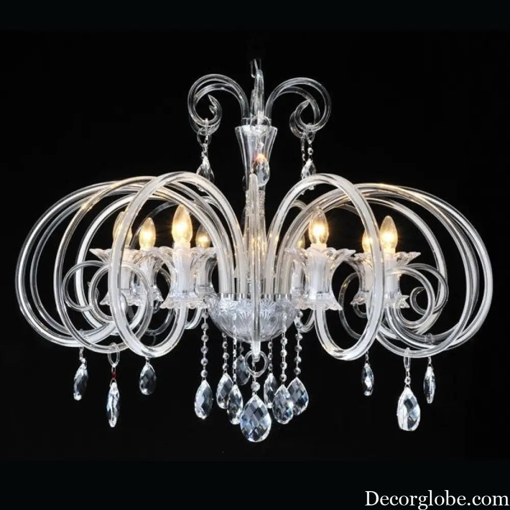 European-style crystal lamp led candle restaurant bedroom lamp luxury atmosphere Villa living room lamp bar table