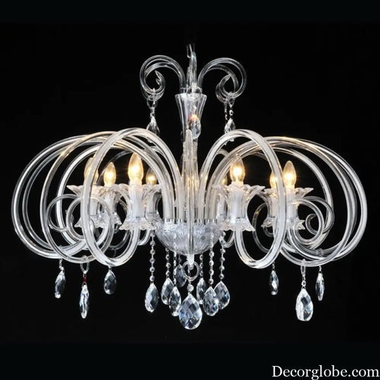 European-style crystal lamp led candle restaurant bedroom lamp luxury atmosphere Villa living room lamp bar table