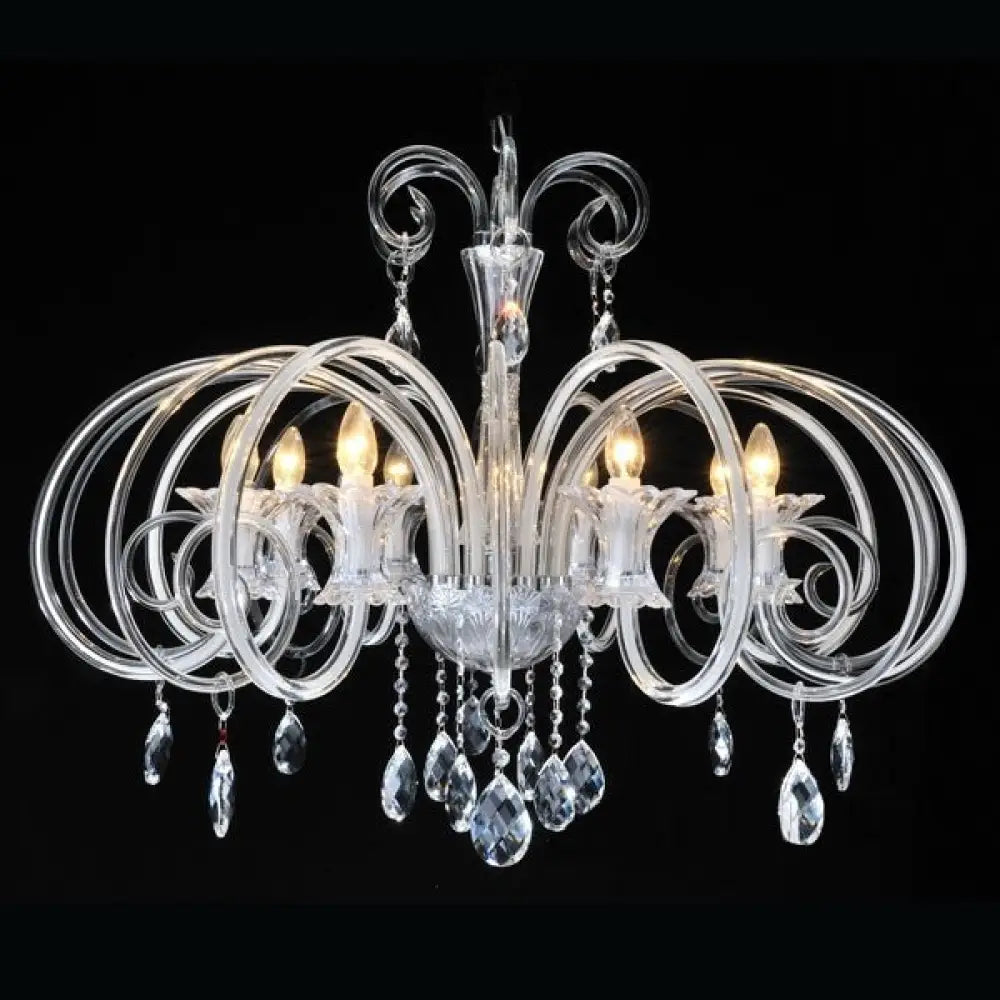 European-style crystal lamp led candle restaurant bedroom lamp luxury atmosphere Villa living room lamp bar table