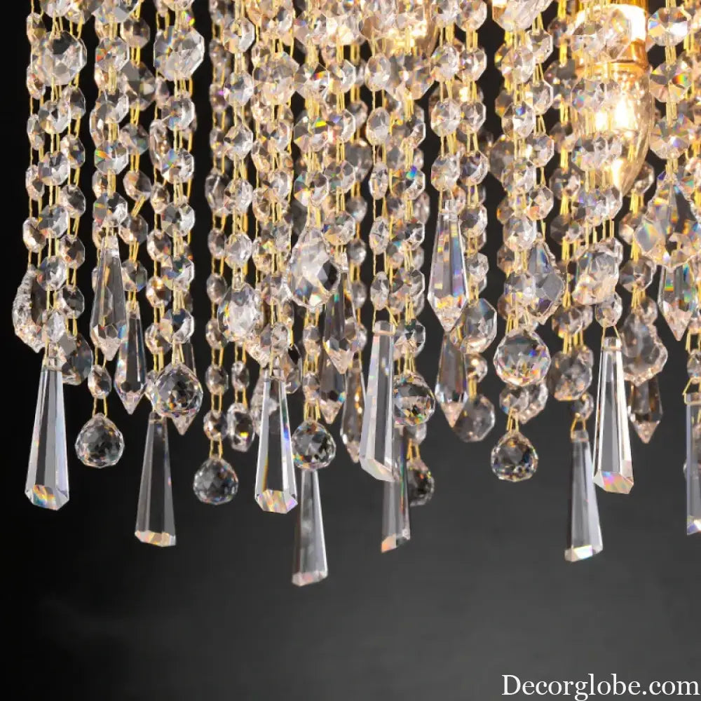 Chic Light Luxury Living Room Chandelier - Ideal for Creating Atmosphere in Lobbies, Showrooms, Bedrooms, and Dining Rooms - DecorGlobe