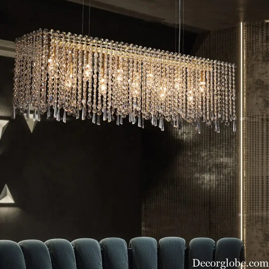 Chic Light Luxury Living Room Chandelier - Ideal for Creating Atmosphere in Lobbies, Showrooms, Bedrooms, and Dining Rooms - DecorGlobe