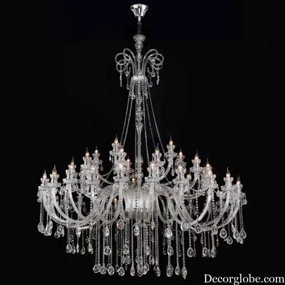 AVELON Clear Crystal European Branch Chandelier Chandelier