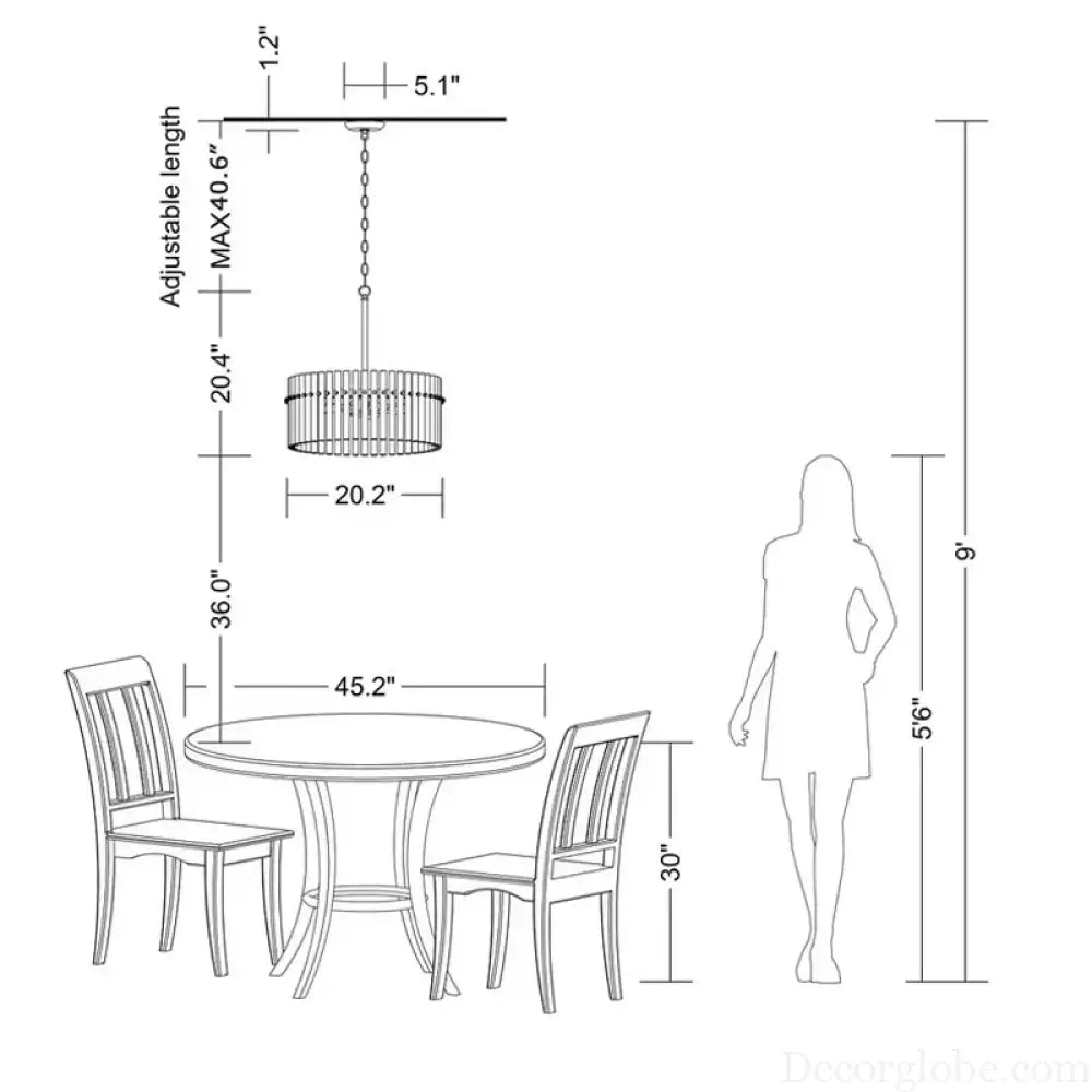 Contemporary 5-Light Brushed Brass Finish Crystal Glass Chandelier - Illuminate Your Space with Modern Elegance - DecorGlobe