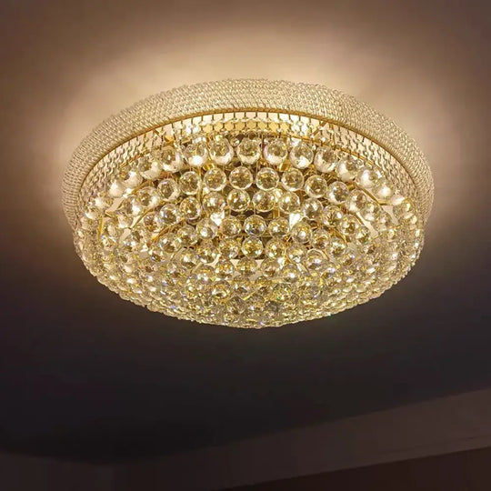 French Crystal Ceiling Lamp Living Room Modern Atmosphere Luxury Dining Room Hotel Villa Bedroom Crystal Ball Italian