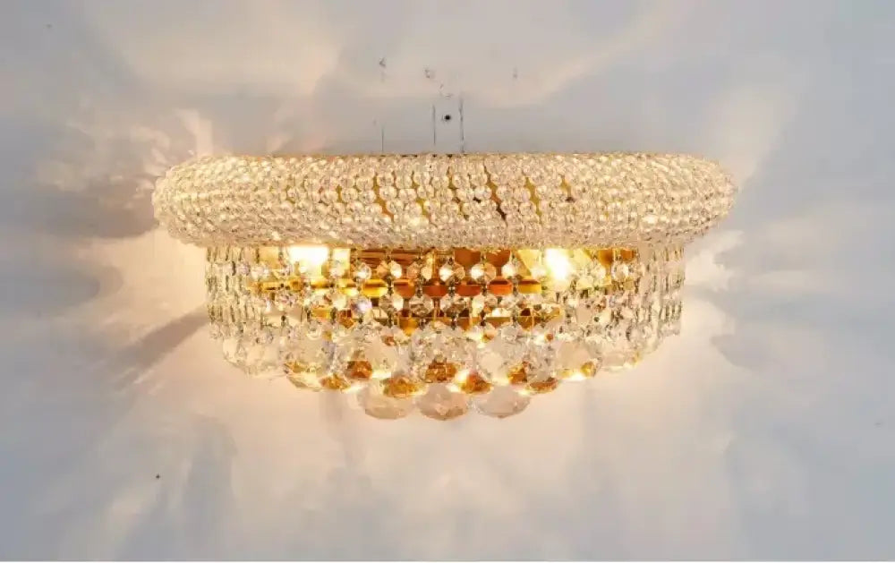 French Crystal Ceiling Lamp Living Room Modern Atmosphere Luxury Dining Room Hotel Villa Bedroom Crystal Ball Italian