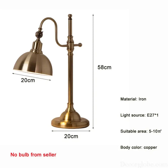 Élise Nordic Folding Iron Bedside Table Lamp E27 Modern Study